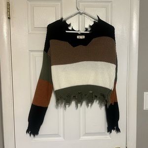 Distressed Sweaters